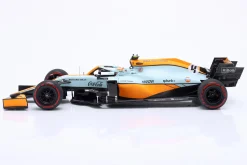 Lando Norris McLaren MCL35M Gulf #4 3rd Monaco GP Formel 1 2021 1:18 Minichamps