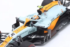 Lando Norris McLaren MCL35M Gulf #4 3rd Monaco GP Formel 1 2021 1:18 Minichamps