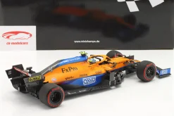 Lando Norris McLaren MCL35M #4 Pole Position Russland GP Formel 1 2021 1:18 Minichamps