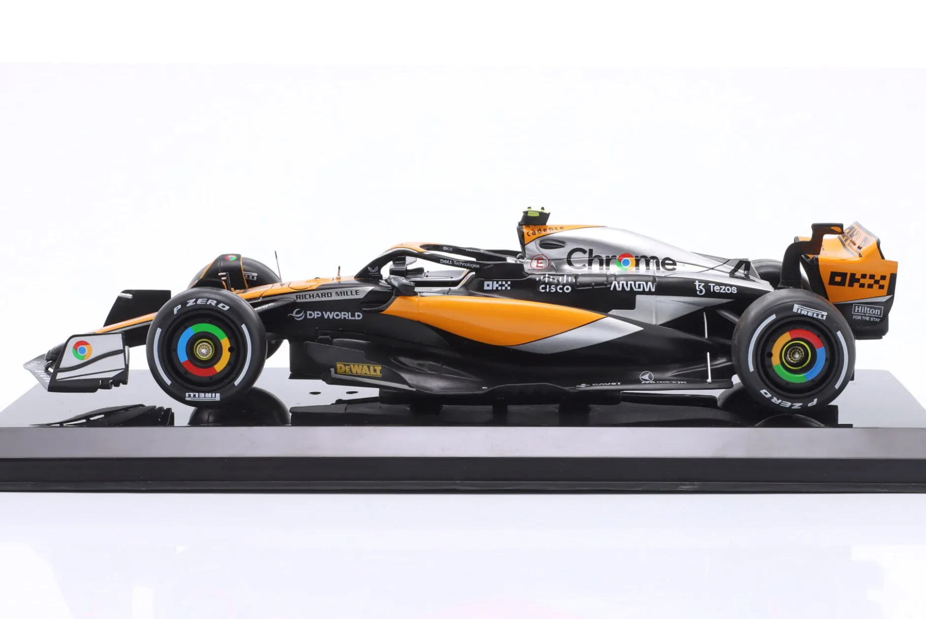 Lando Norris McLaren MCL60 #4 2nd British GP Formel 1 2023 1:24 Premium Collectibles