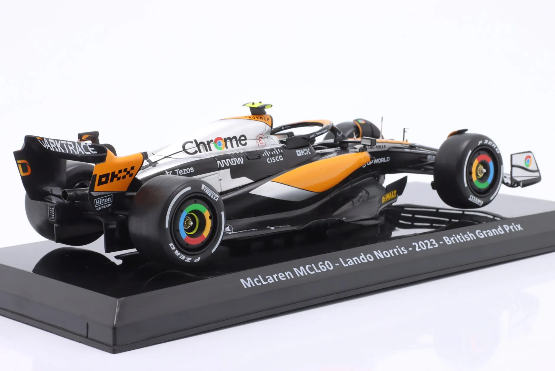 Lando Norris McLaren MCL60 #4 2nd British GP Formel 1 2023 1:24 Premium Collectibles