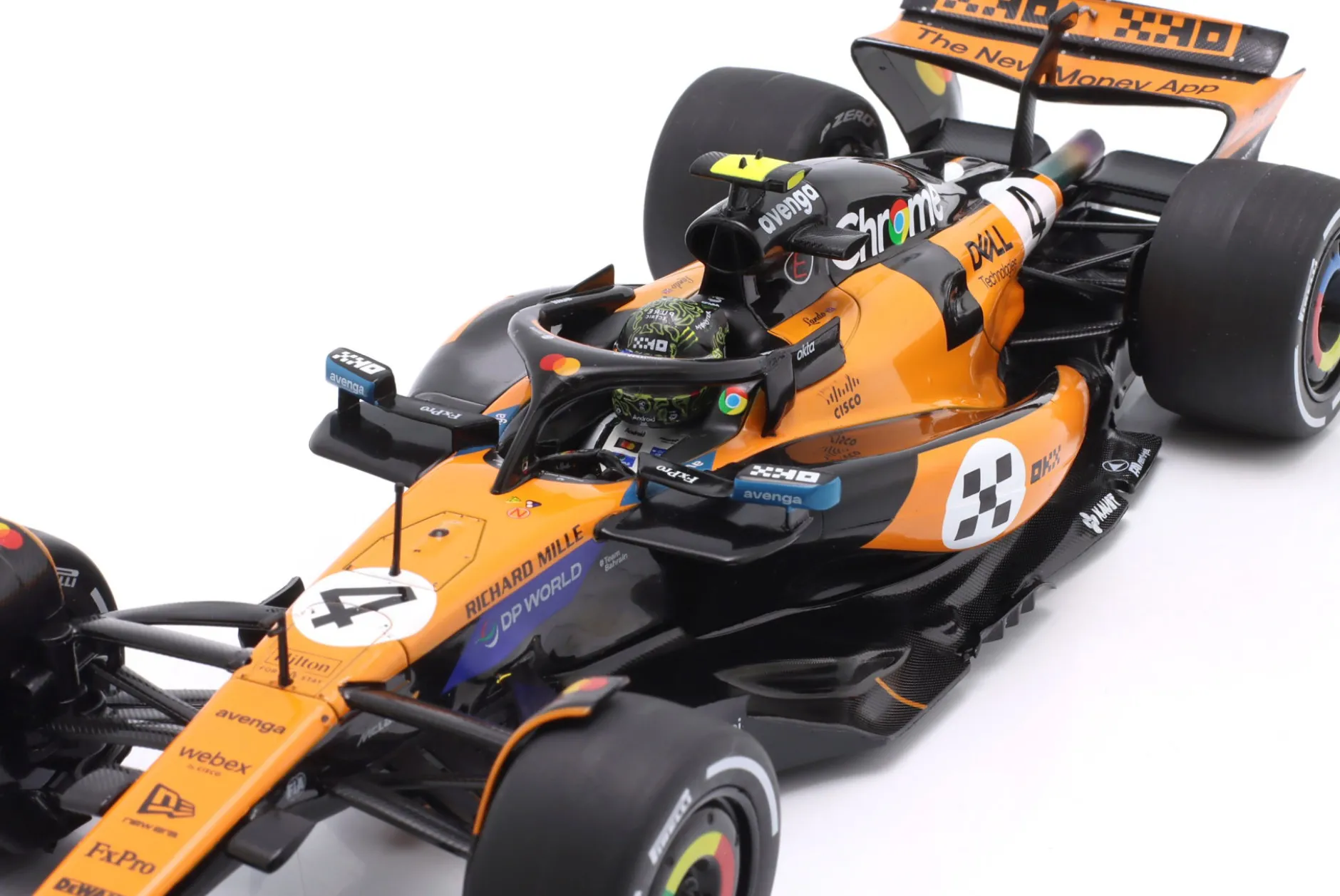 Lando Norris McLaren MCL39 #4 Sieger Monaco GP Formel 1 Weltmeister 2025 1:18 Solido