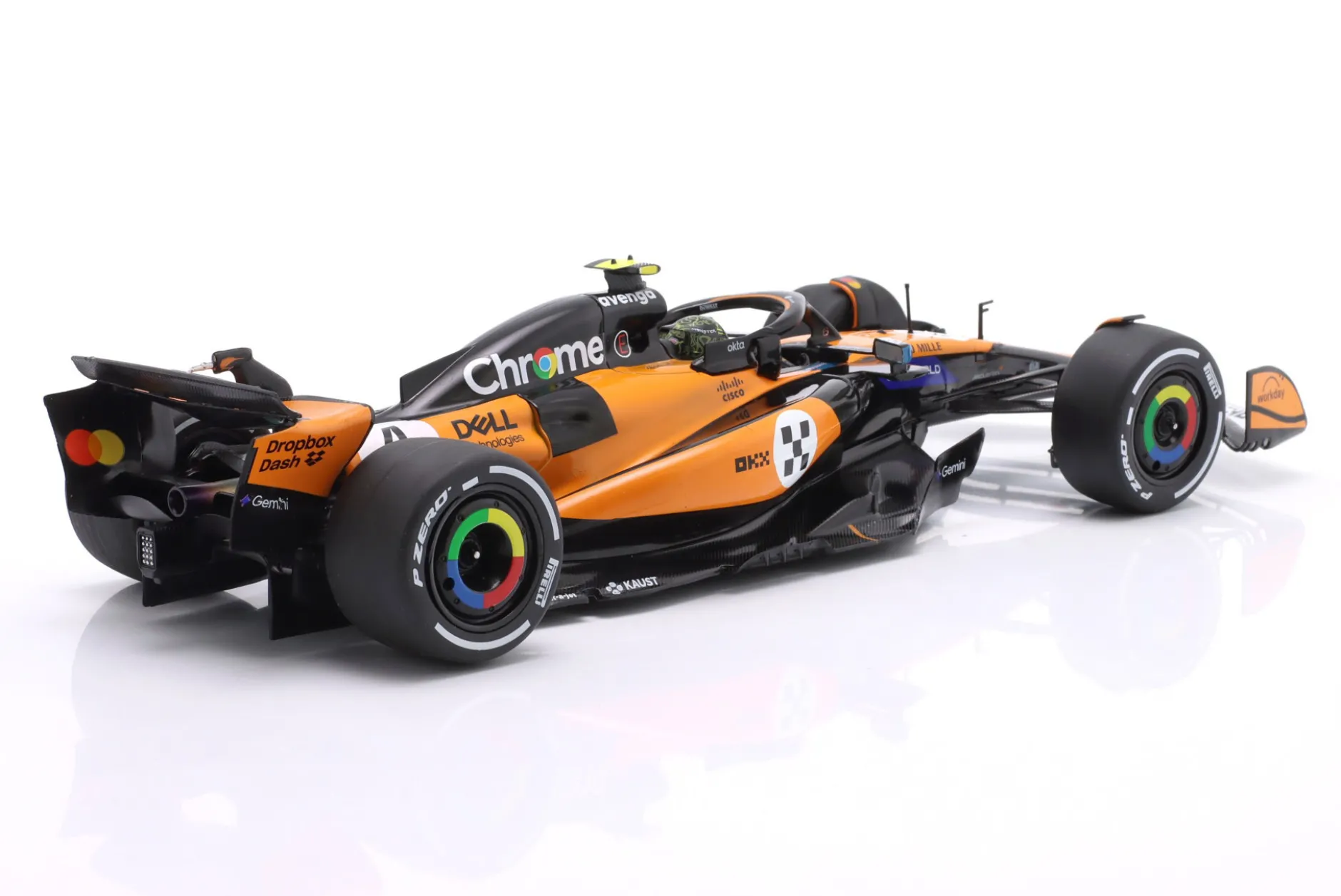 Lando Norris McLaren MCL39 #4 Sieger Monaco GP Formel 1 Weltmeister 2025 1:18 Solido