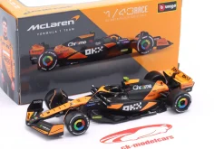 Lando Norris McLaren MCL38 #4 Sieger Miami GP Formel 1 2024 1:43 Bburago
