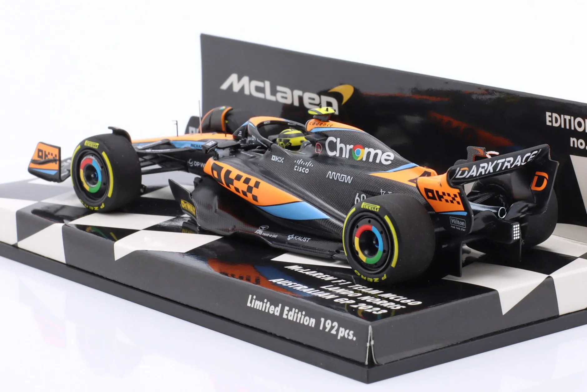 Lando Norris McLaren MCL60 #4 6th Australien GP Formel 1 2023 1:43 Minichamps