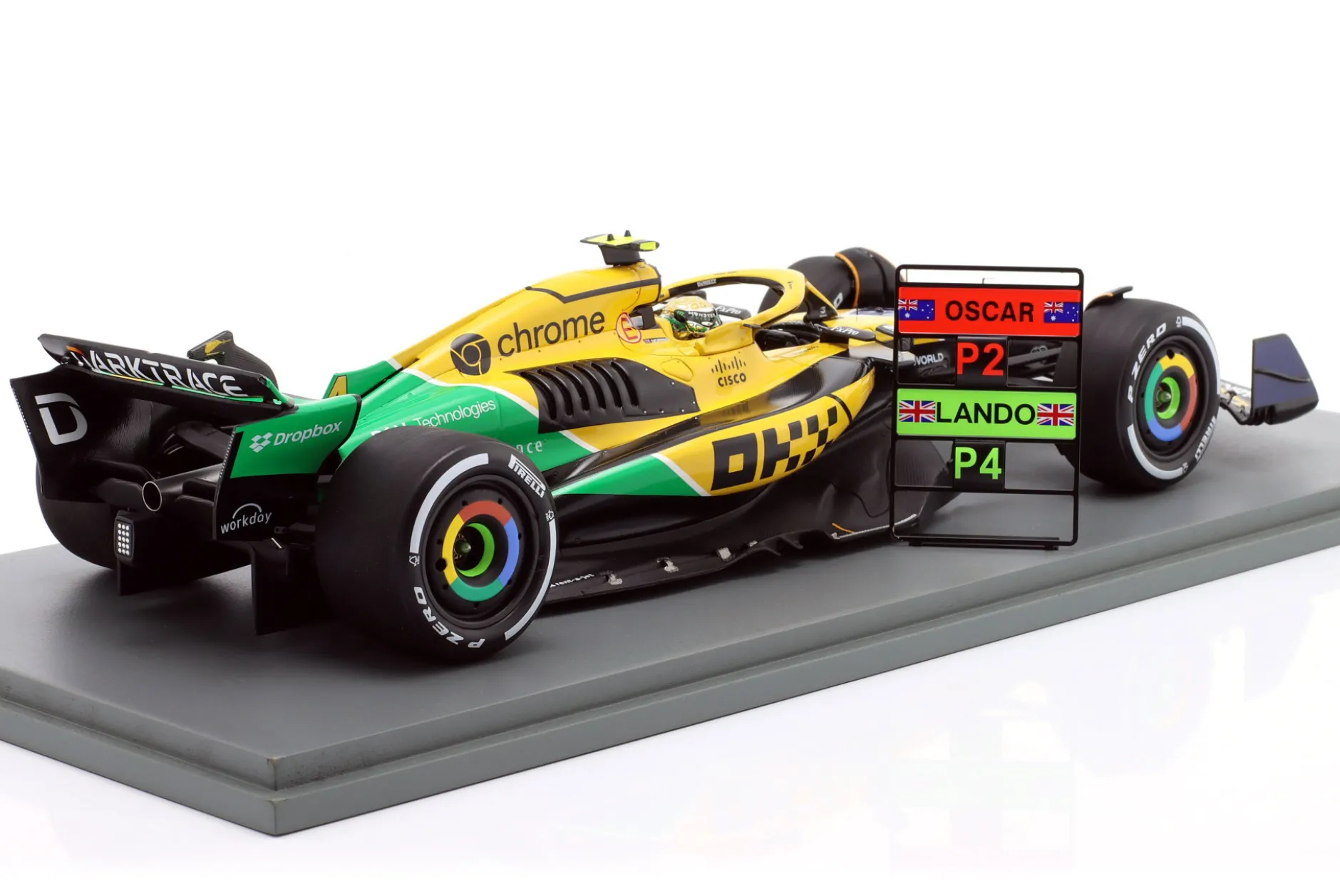 Lando Norris McLaren MCL38 #4 4th Monaco GP Formel 1 2024 1:18 Spark