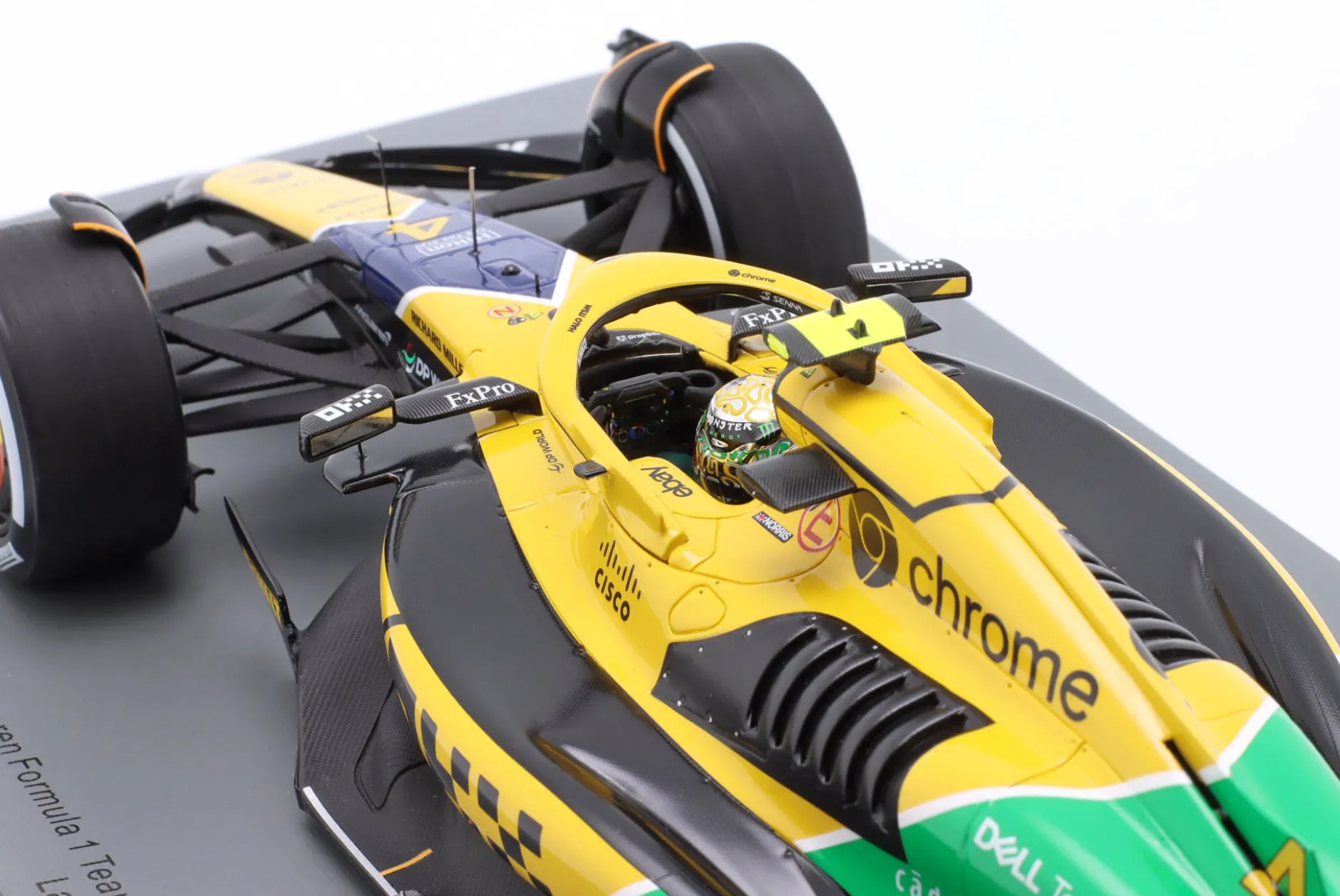Lando Norris McLaren MCL38 #4 4th Monaco GP Formel 1 2024 1:18 Spark