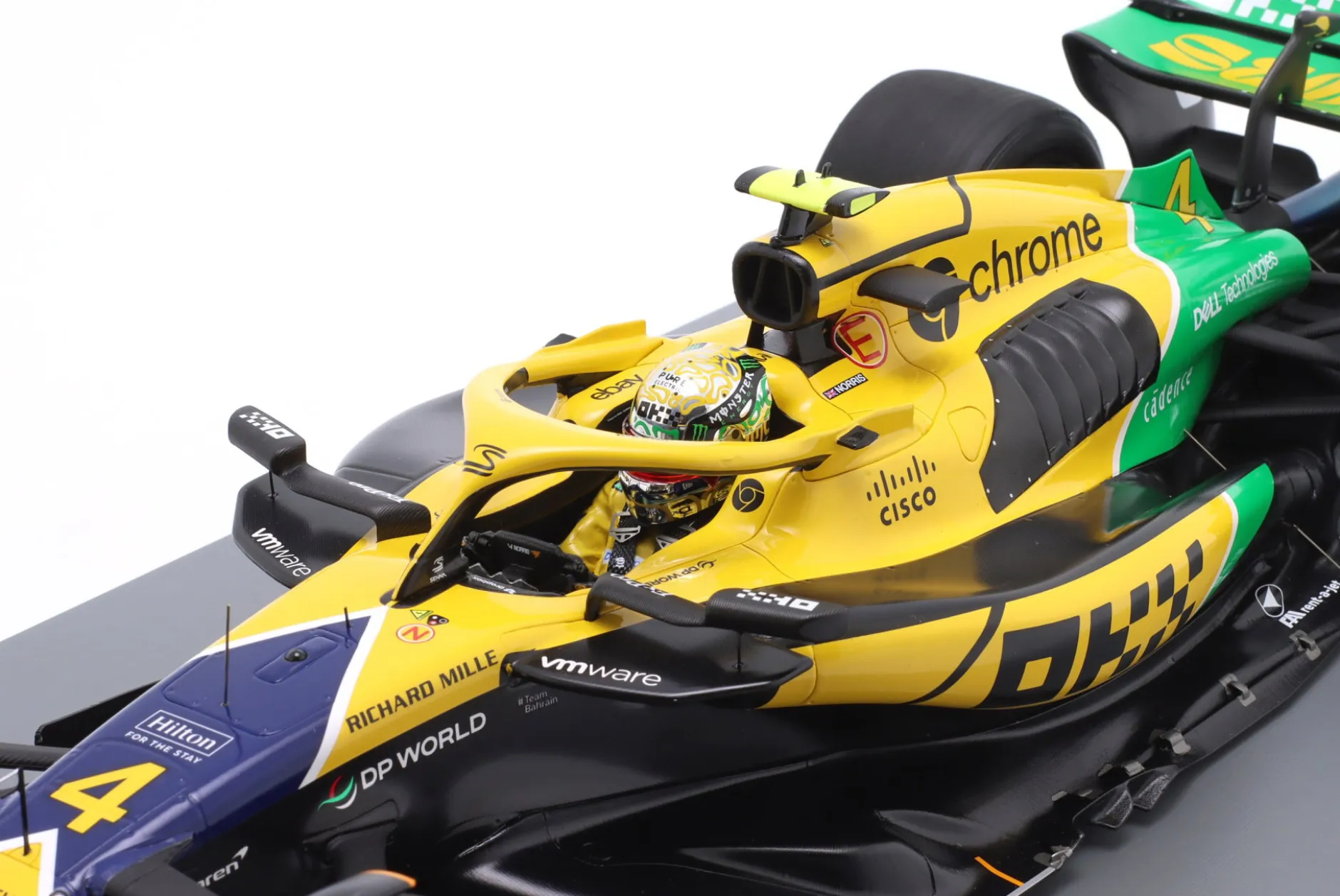 Lando Norris McLaren MCL38 #4 4th Monaco GP Formel 1 2024 1:12 Spark
