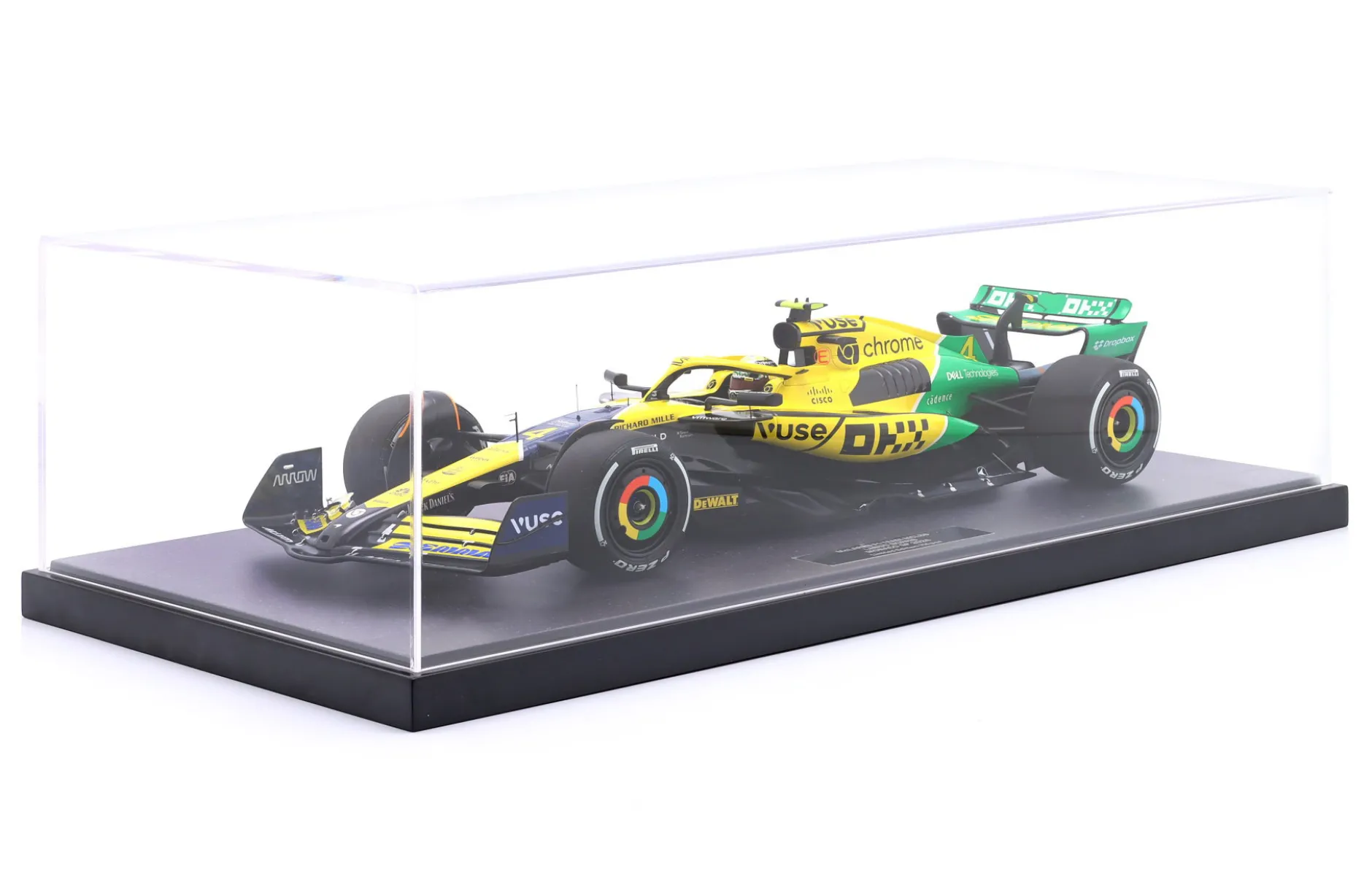 Lando Norris McLaren MCL38 #4 4th Monaco GP Formel 1 2024 1:12 Minichamps