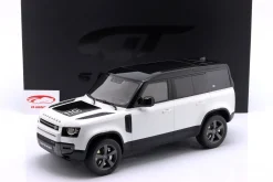 Land Rover Defender 110 P400X Baujahr 2021 weiß 1:12 GT-Spirit