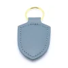 Leder-Schlüsselanhänger Porsche Wappen shoreblue metallic