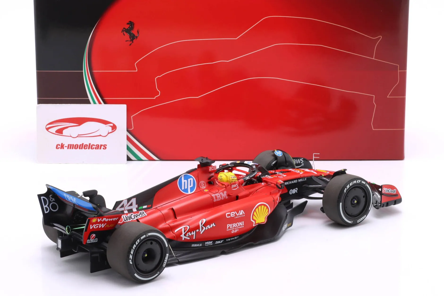 Lewis Hamilton Ferrari SF-23 #44 Fiorano Test Formel 1 2025 1:18 BBR