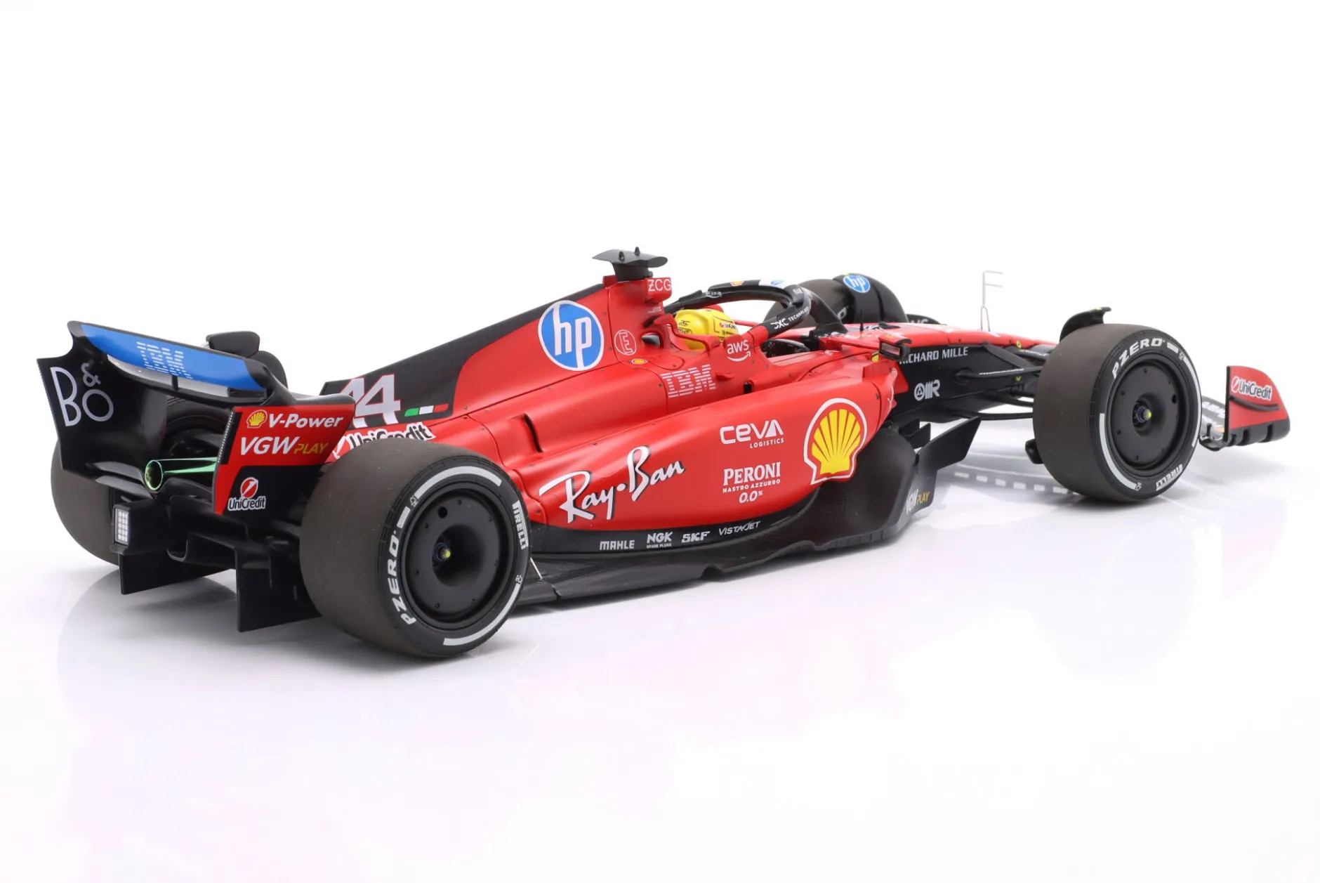 Lewis Hamilton Ferrari SF-23 #44 Fiorano Test Formel 1 2025 1:18 BBR
