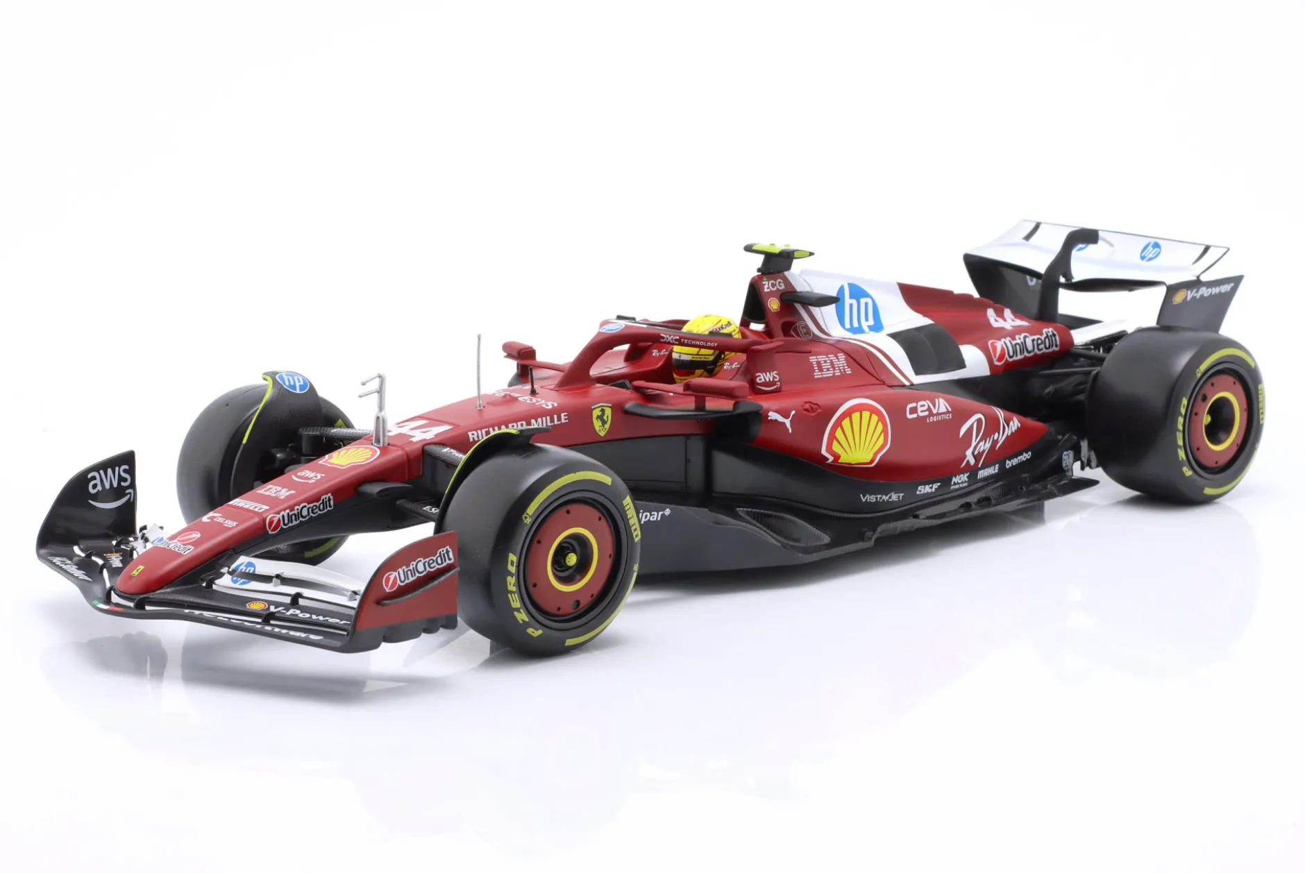 Lewis Hamilton Ferrari SF-25 #44 Formel 1 2025 1:18 Bburago