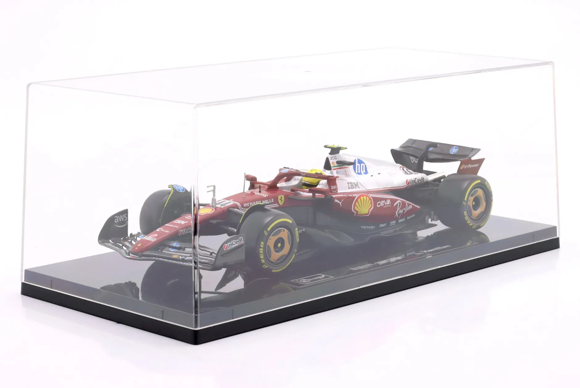 Lewis Hamilton Ferrari SF-25 #44 6th Italien GP Formel 1 2025 1:18 Bburago
