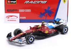 Lewis Hamilton Ferrari SF-25 #44 8th Miami GP Formel 1 2025 1:18 Bburago