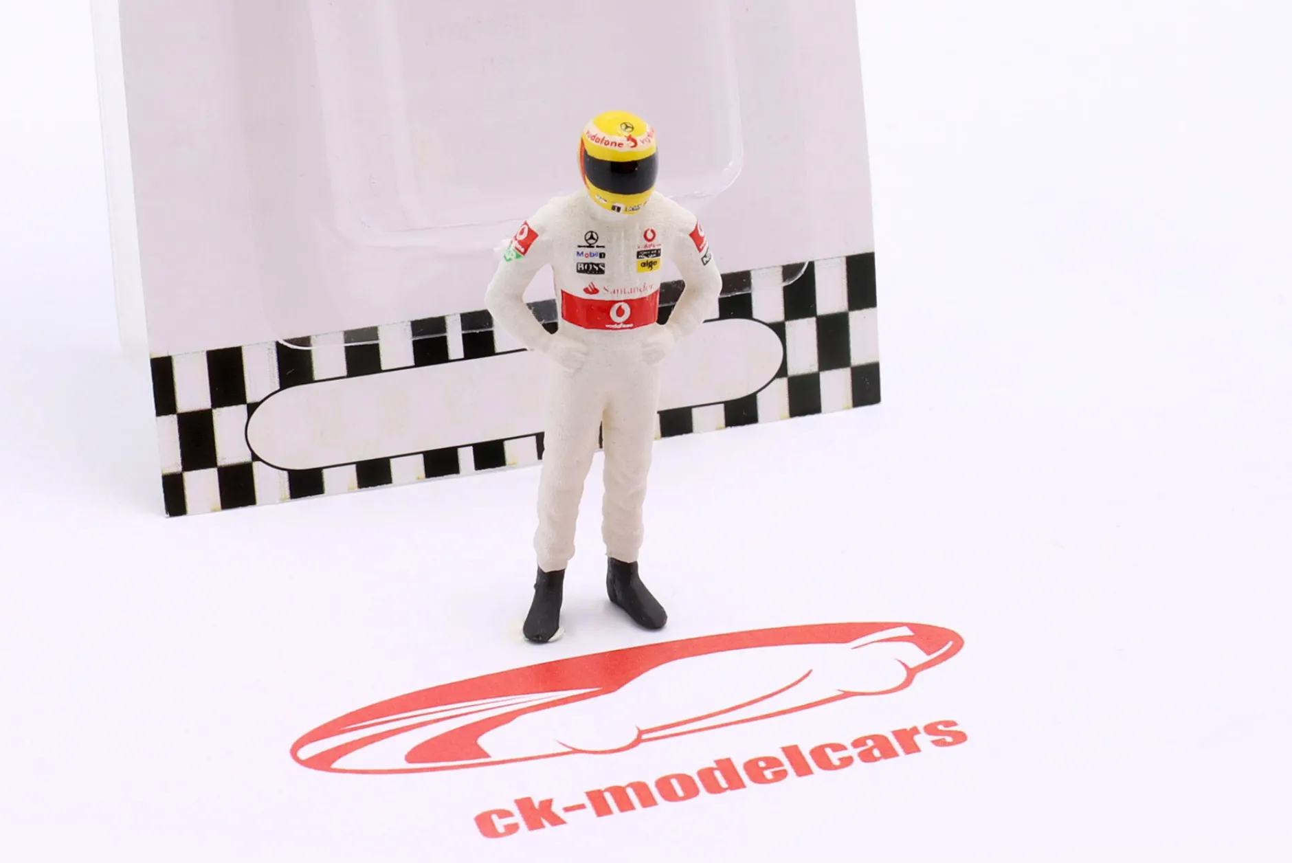 Lewis Hamilton McLaren Mercedes Formel 1 Weltmeister 2008 Figur 1:43 Cartrix