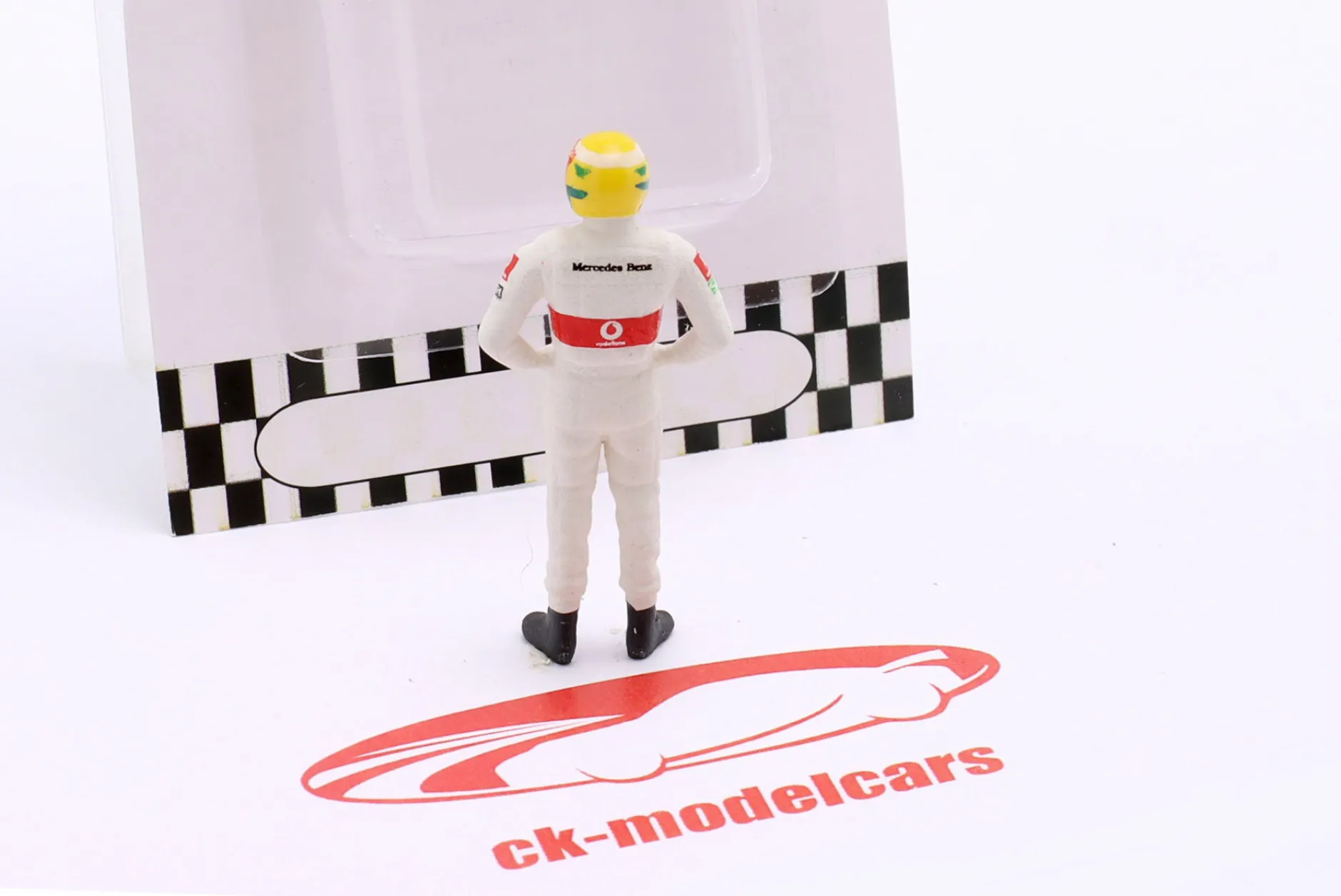 Lewis Hamilton McLaren Mercedes Formel 1 Weltmeister 2008 Figur 1:43 Cartrix