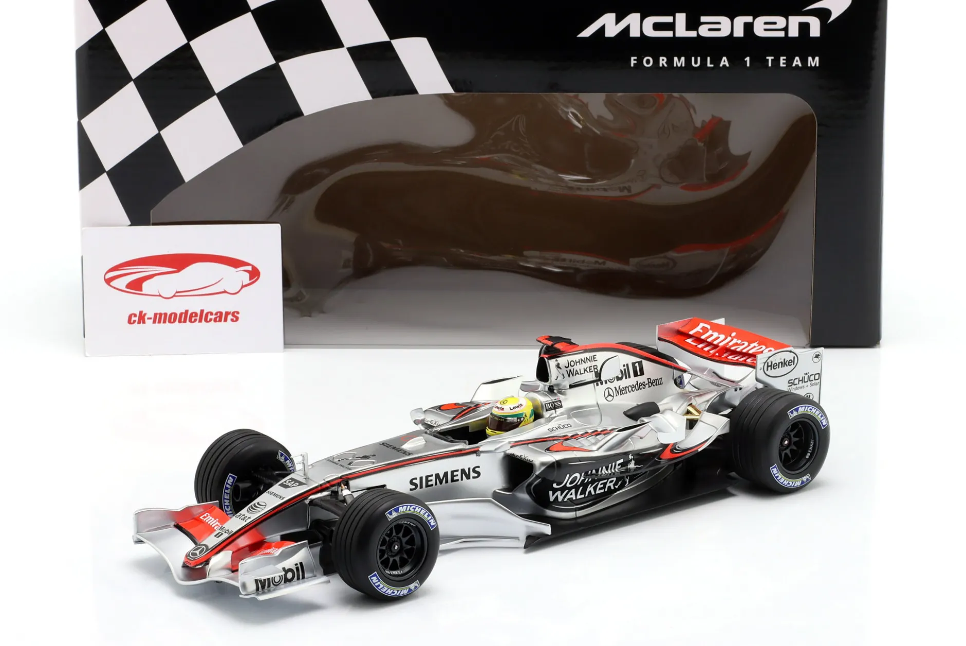 Lewis Hamilton McLaren MP4/21 Formel 1 Test Jerez 2006 1:18 Minichamps