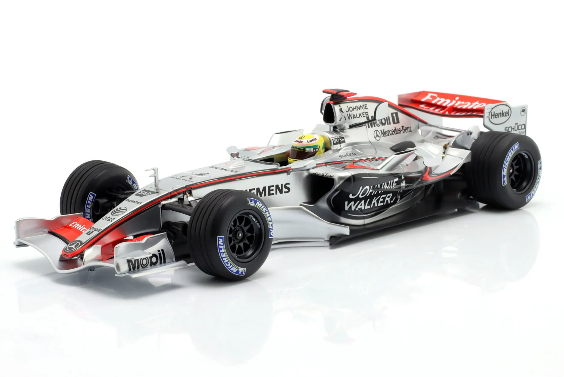 Lewis Hamilton McLaren MP4/21 Formel 1 Test Jerez 2006 1:18 Minichamps