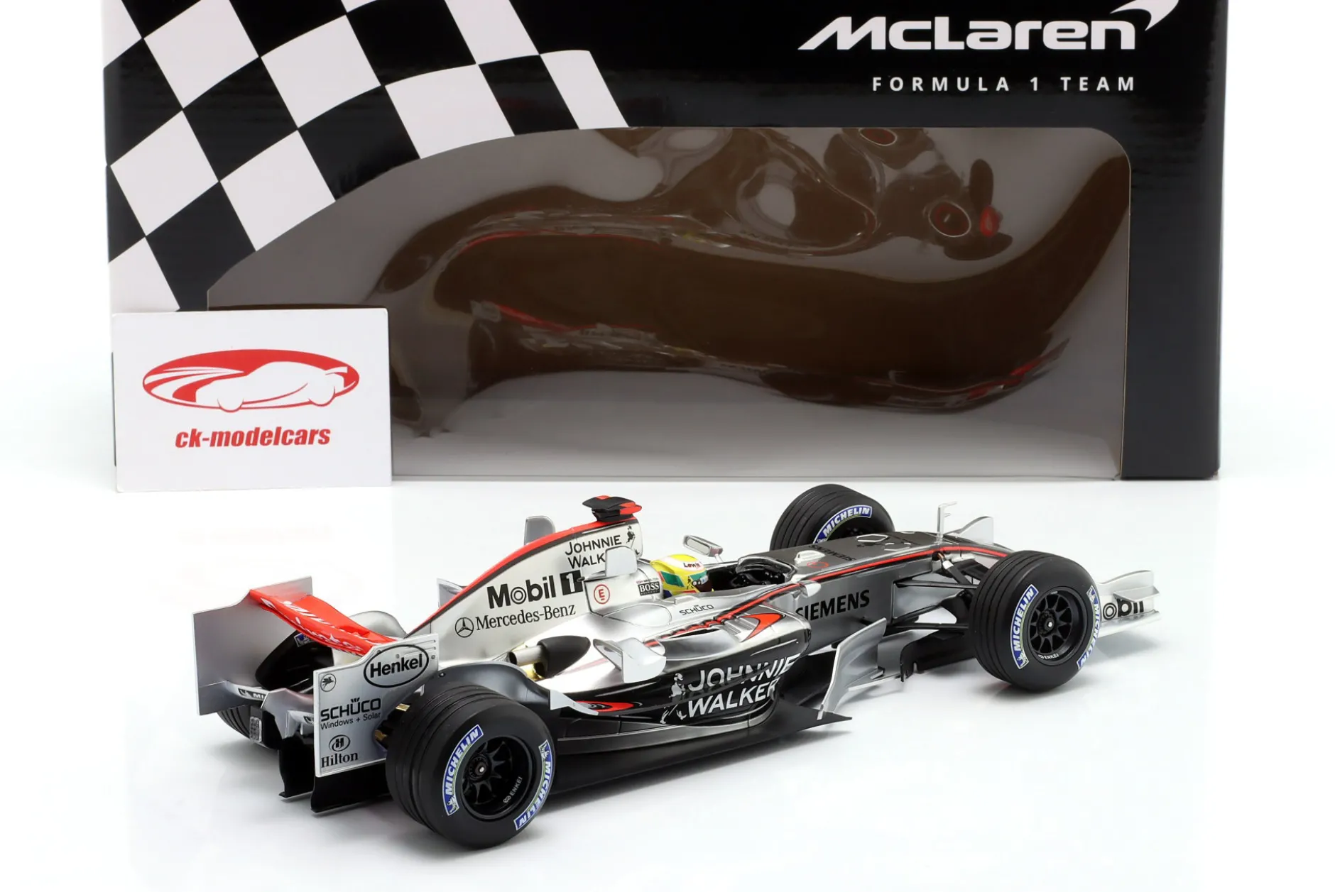 Lewis Hamilton McLaren MP4/21 Formel 1 Test Jerez 2006 1:18 Minichamps