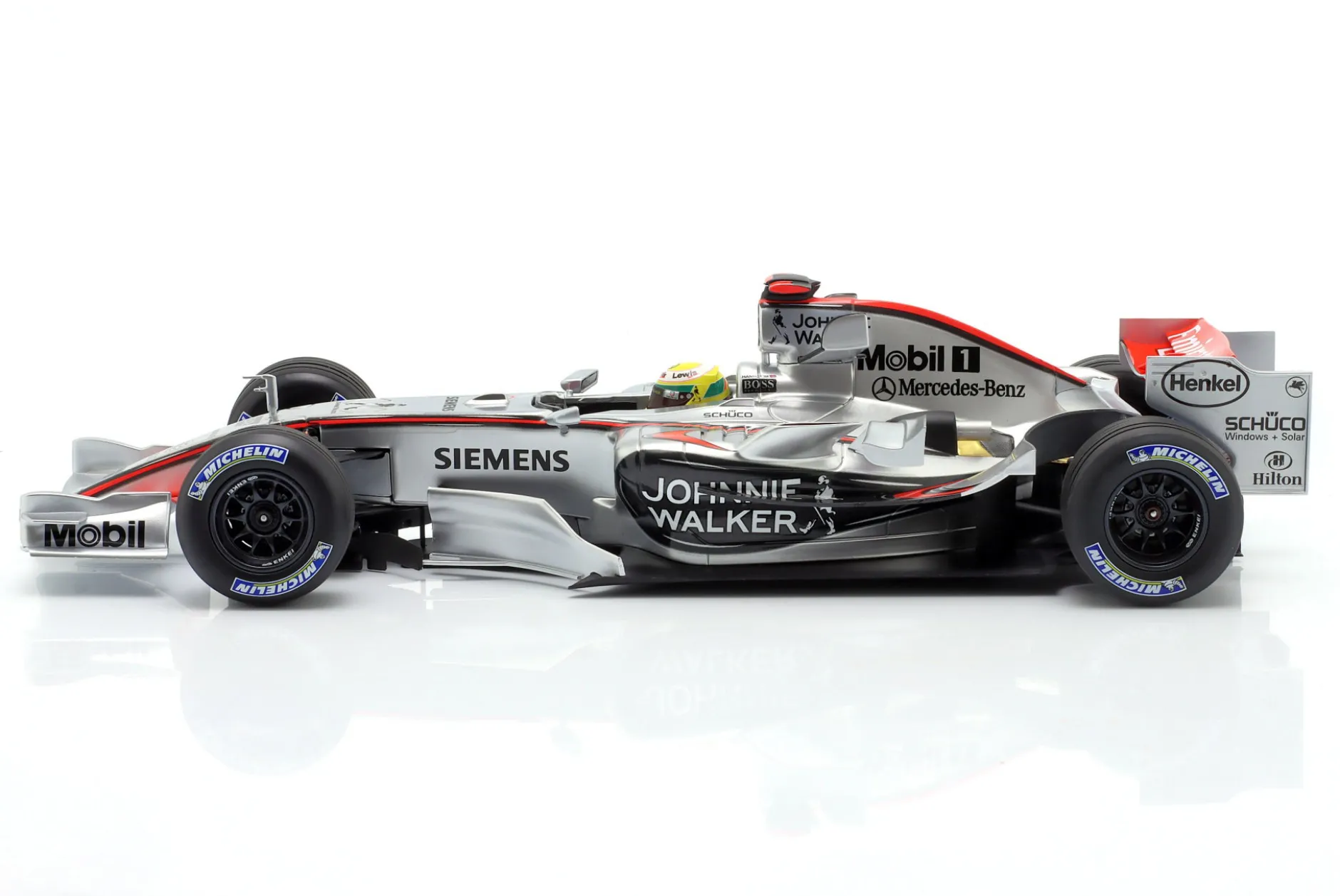Lewis Hamilton McLaren MP4/21 Formel 1 Test Jerez 2006 1:18 Minichamps