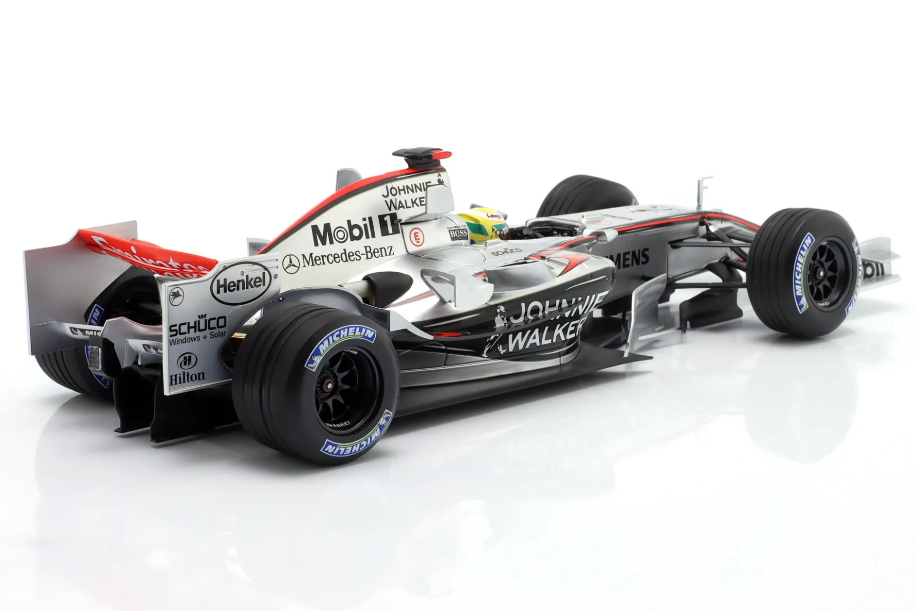 Lewis Hamilton McLaren MP4/21 Formel 1 Test Jerez 2006 1:18 Minichamps