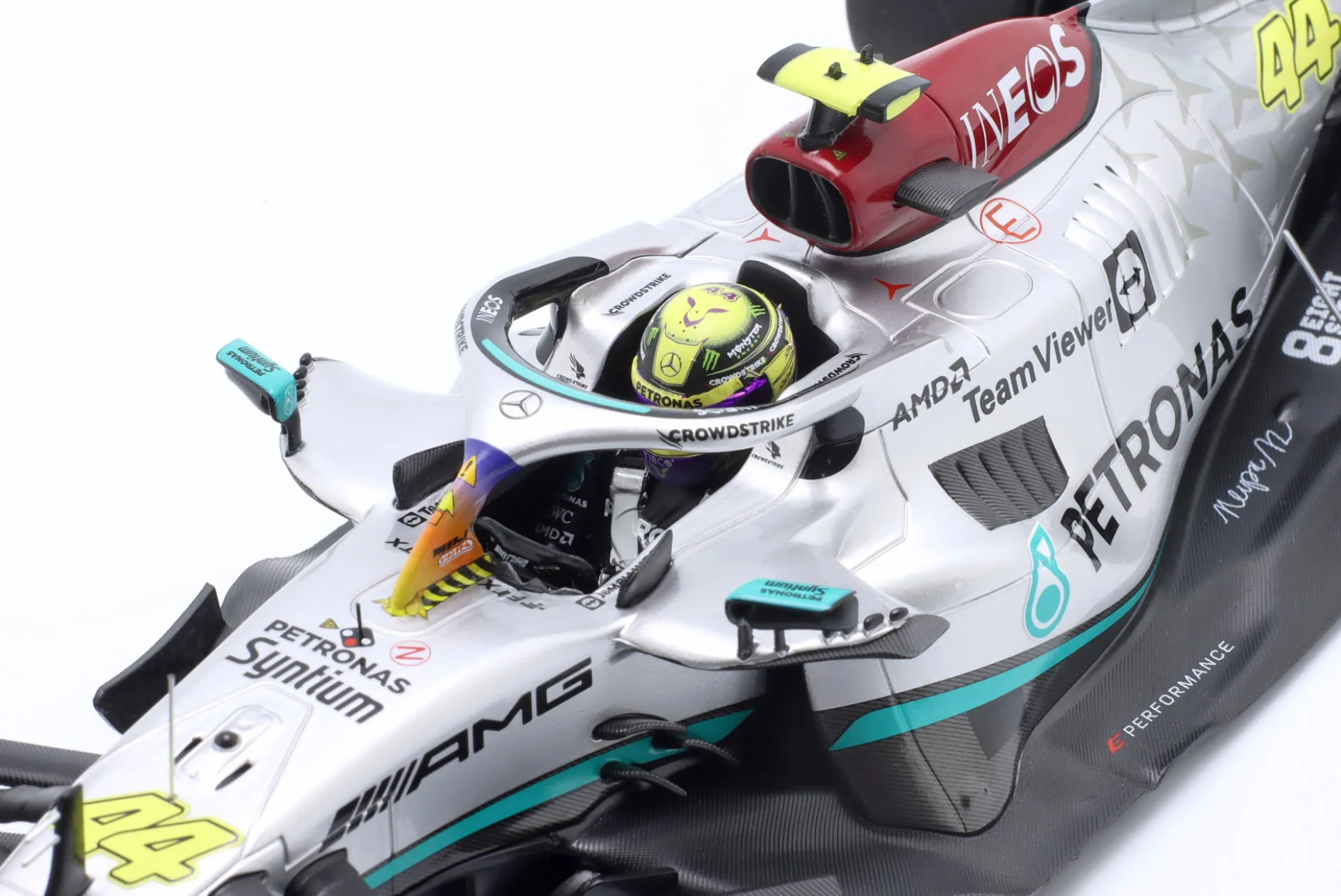 Lewis Hamilton Mercedes-AMG F1 W13 #44 6th Miami GP Formel 1 2022 1:18 Minichamps