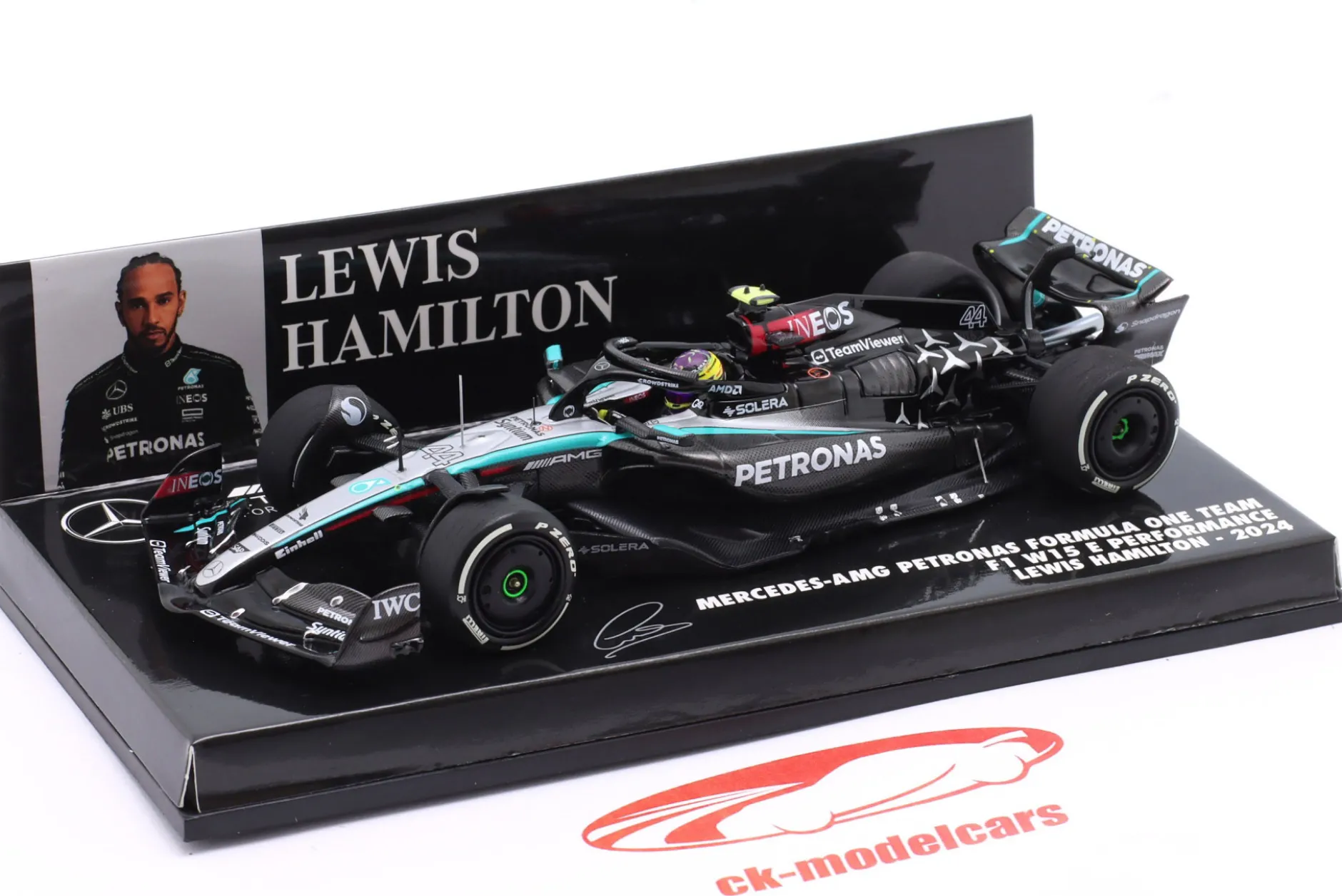 Lewis Hamilton Mercedes-AMG F1 W15 #44 Formel 1 2024 1:43 Minichamps
