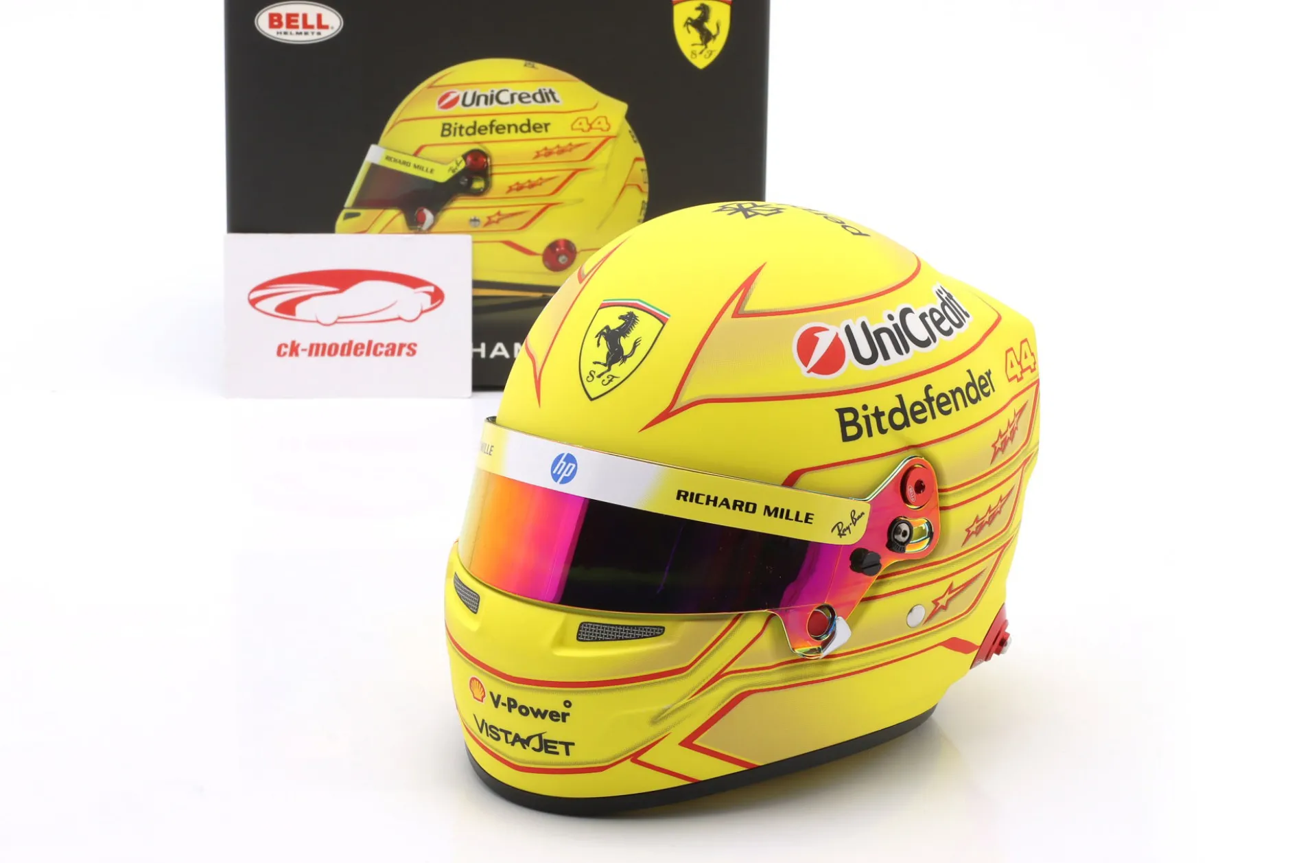 Lewis Hamilton Scuderia Ferrari #44 Formel 1 2026 Helm 1:2 Bell