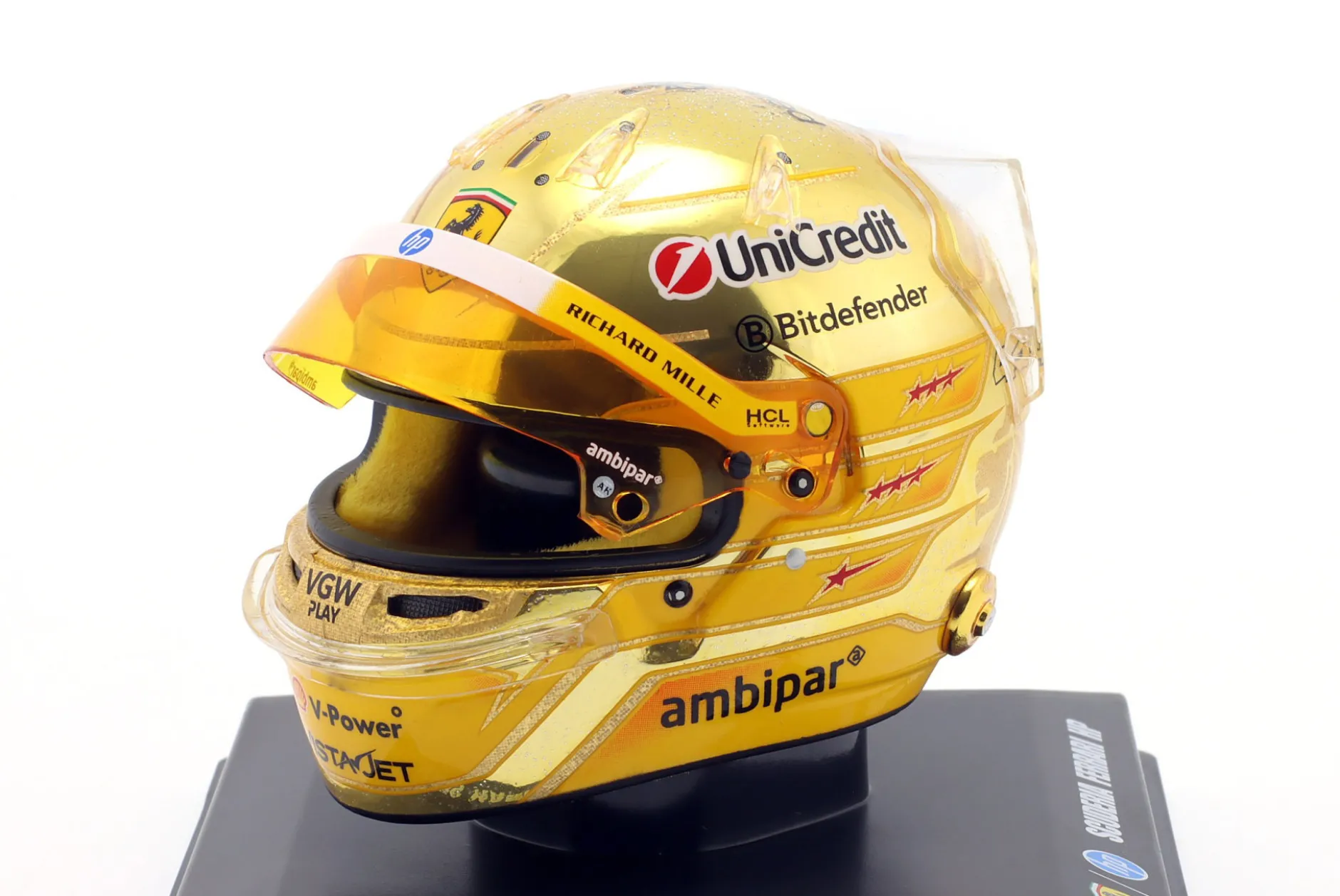 Lewis Hamilton Scuderia Ferrari #44 6th Singapore GP Formel 1 2025 Helm 1:5 LookSmart