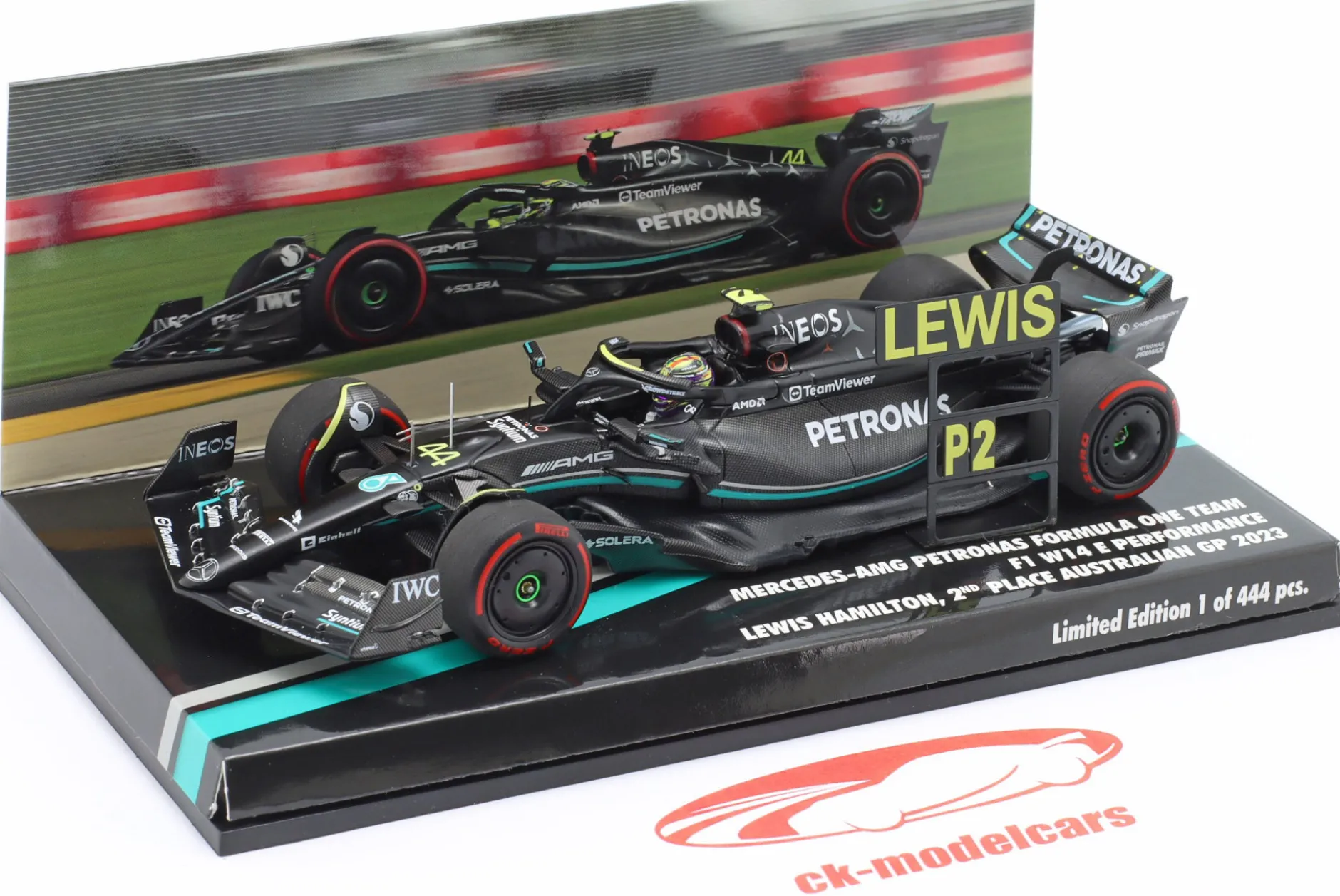 L. Hamilton Mercedes-AMG F1 W14 #44 2nd Australien GP Formel 1 2023 1:43 Minichamps