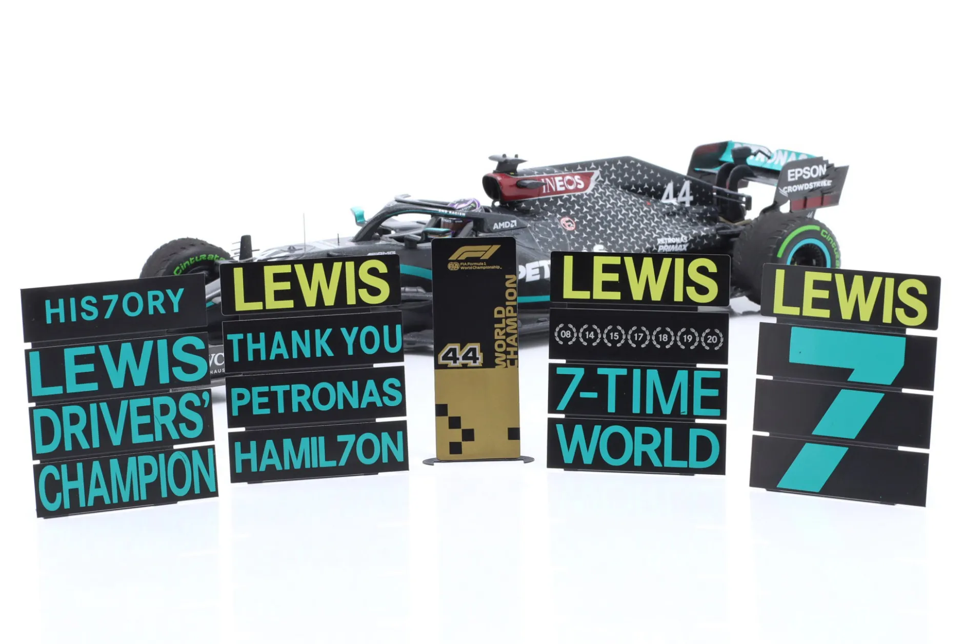 L. Hamilton Mercedes-AMG F1 W11 #44 Sieger Türkei GP Formel 1 Weltmeister 2020 1:18 Minichamps