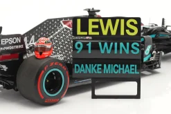 L. Hamilton Mercedes-AMG F1 W11 #44 91st Win Eifel GP Formel 1 2020 1:18 Minichamps