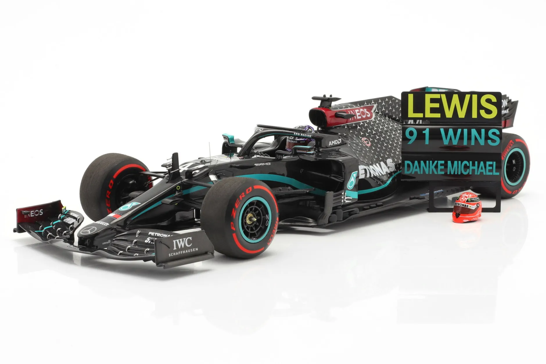 L. Hamilton Mercedes-AMG F1 W11 #44 91st Win Eifel GP Formel 1 2020 1:18 Minichamps