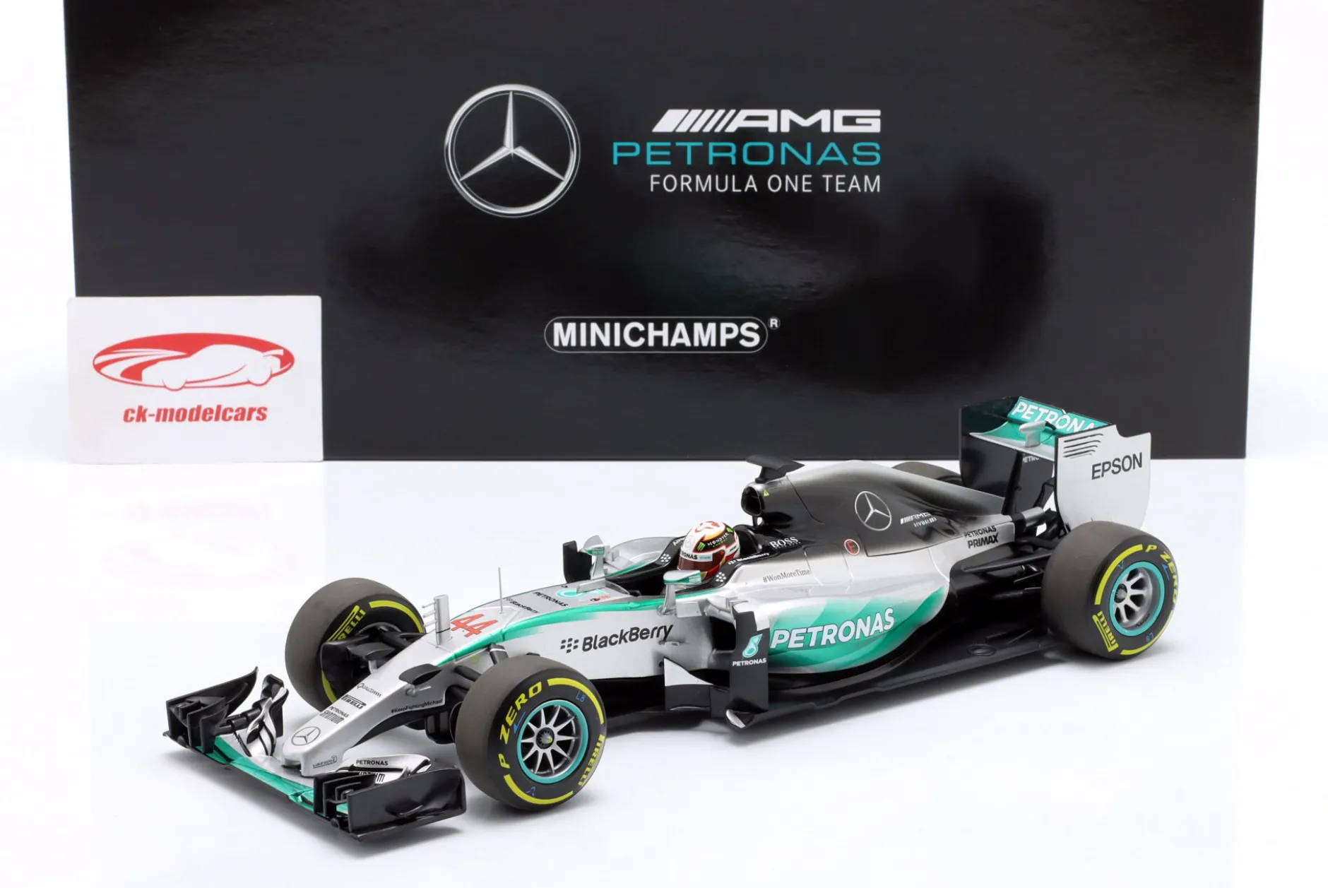 L. Hamilton Mercedes AMG W06 #44 Sieger USA GP Formel 1 Weltmeister 2015 1:18 Minichamps
