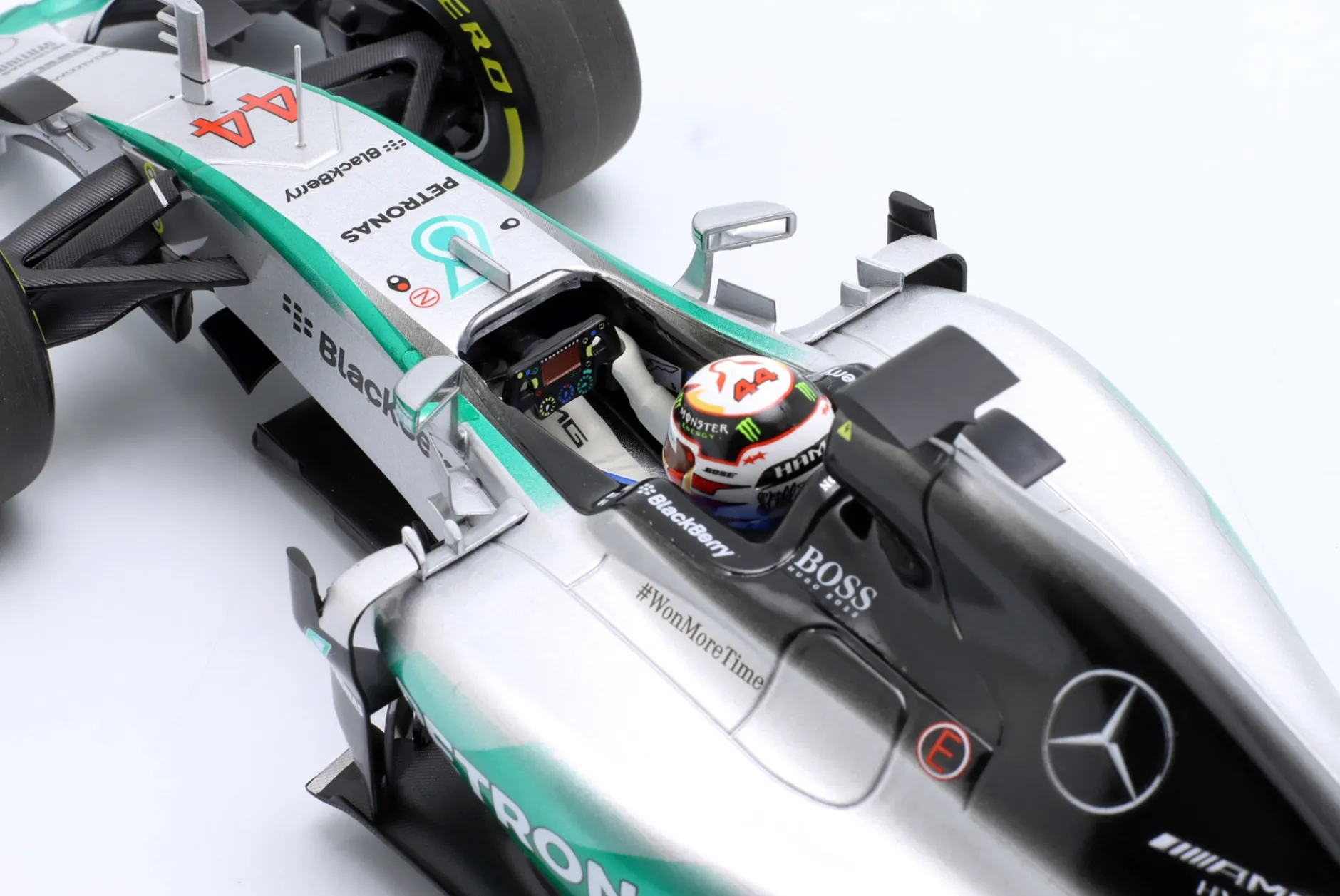 L. Hamilton Mercedes AMG W06 #44 Sieger USA GP Formel 1 Weltmeister 2015 1:18 Minichamps