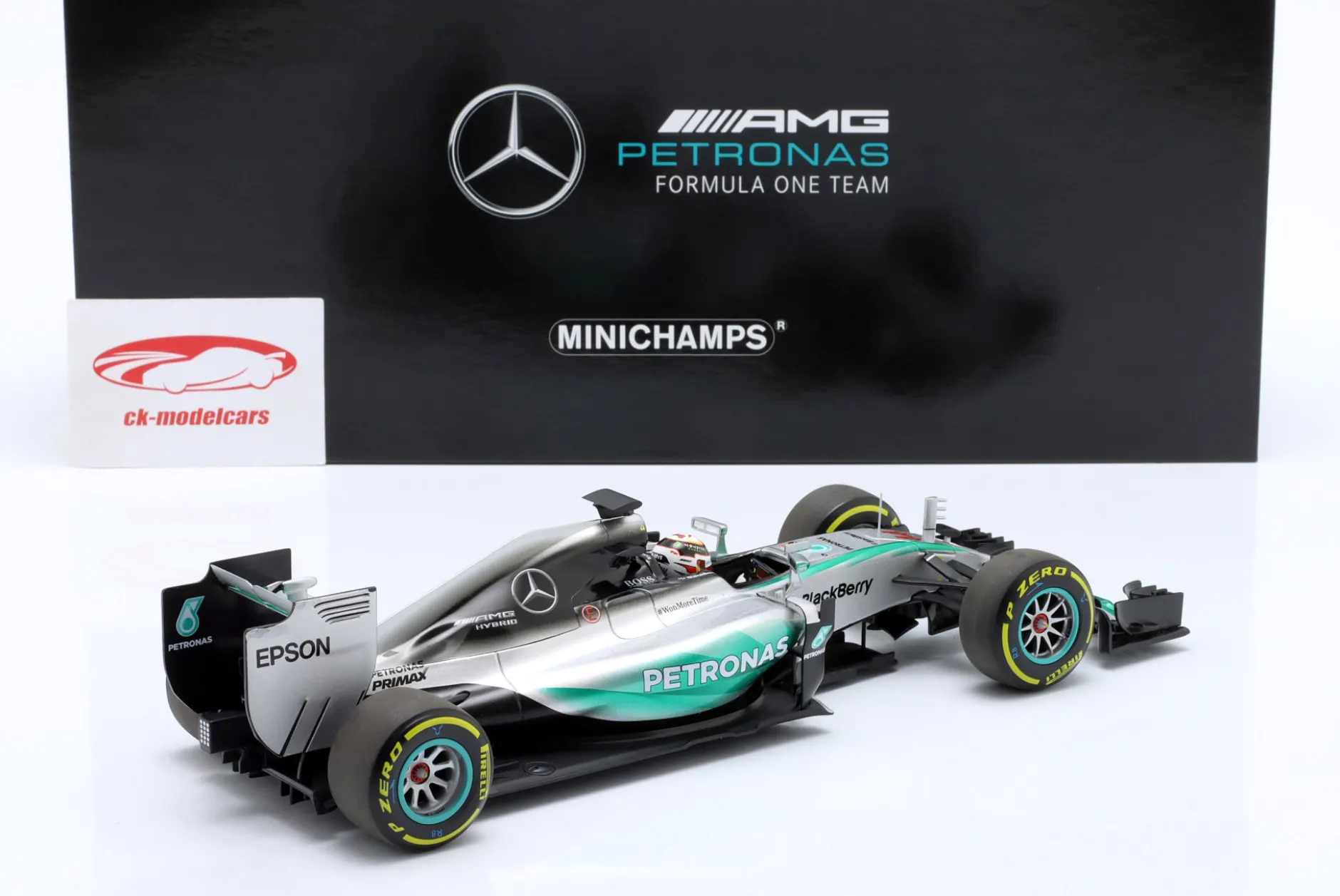 L. Hamilton Mercedes AMG W06 #44 Sieger USA GP Formel 1 Weltmeister 2015 1:18 Minichamps