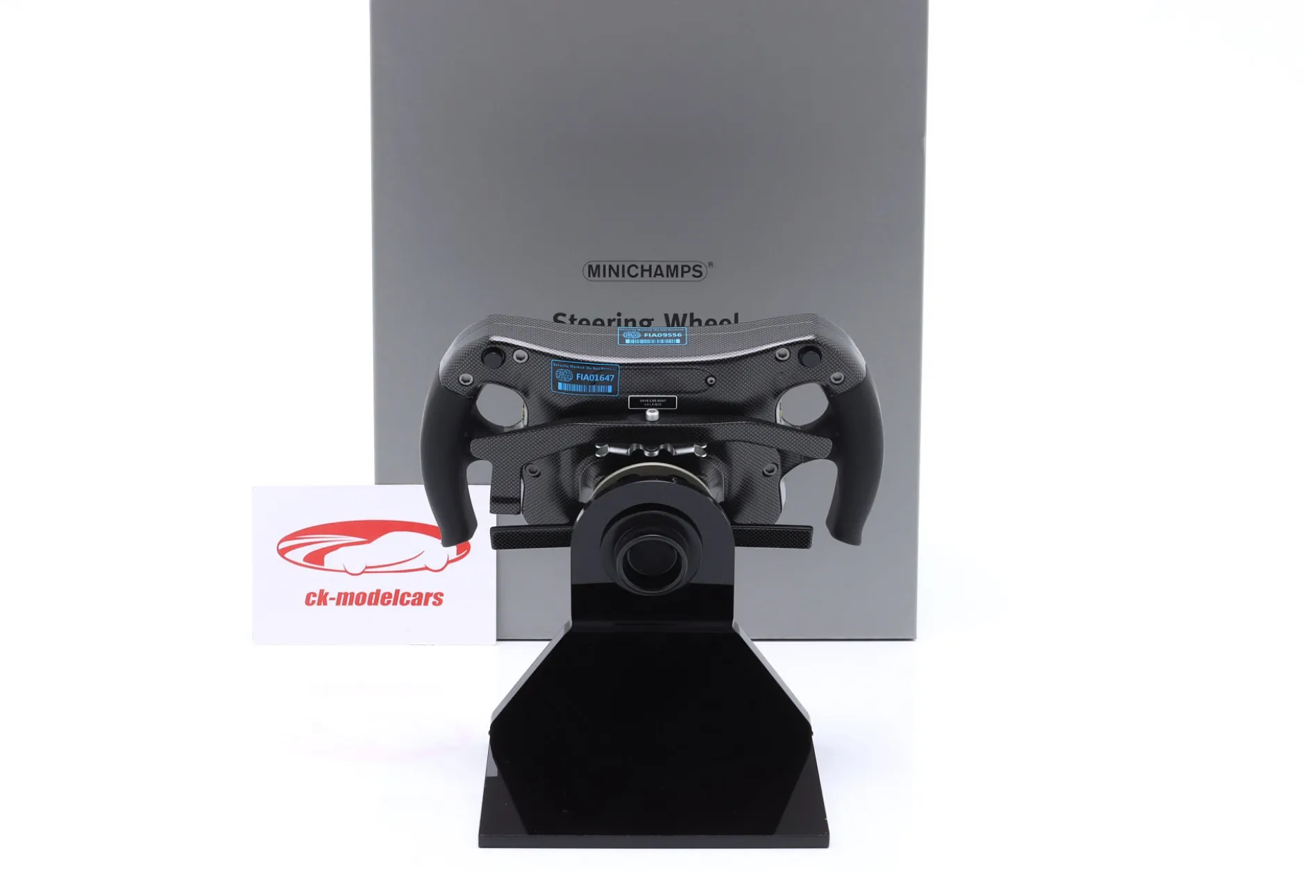 L. Hamilton Mercedes F1 W05 #44 Formel 1 Weltmeister 2014 Lenkrad 1:2 Minichamps