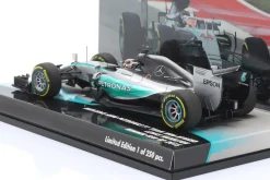 L. Hamilton Mercedes F1 W06 #44 Sieger USA GP Formel 1 Weltmeister 2015 1:43 Minichamps