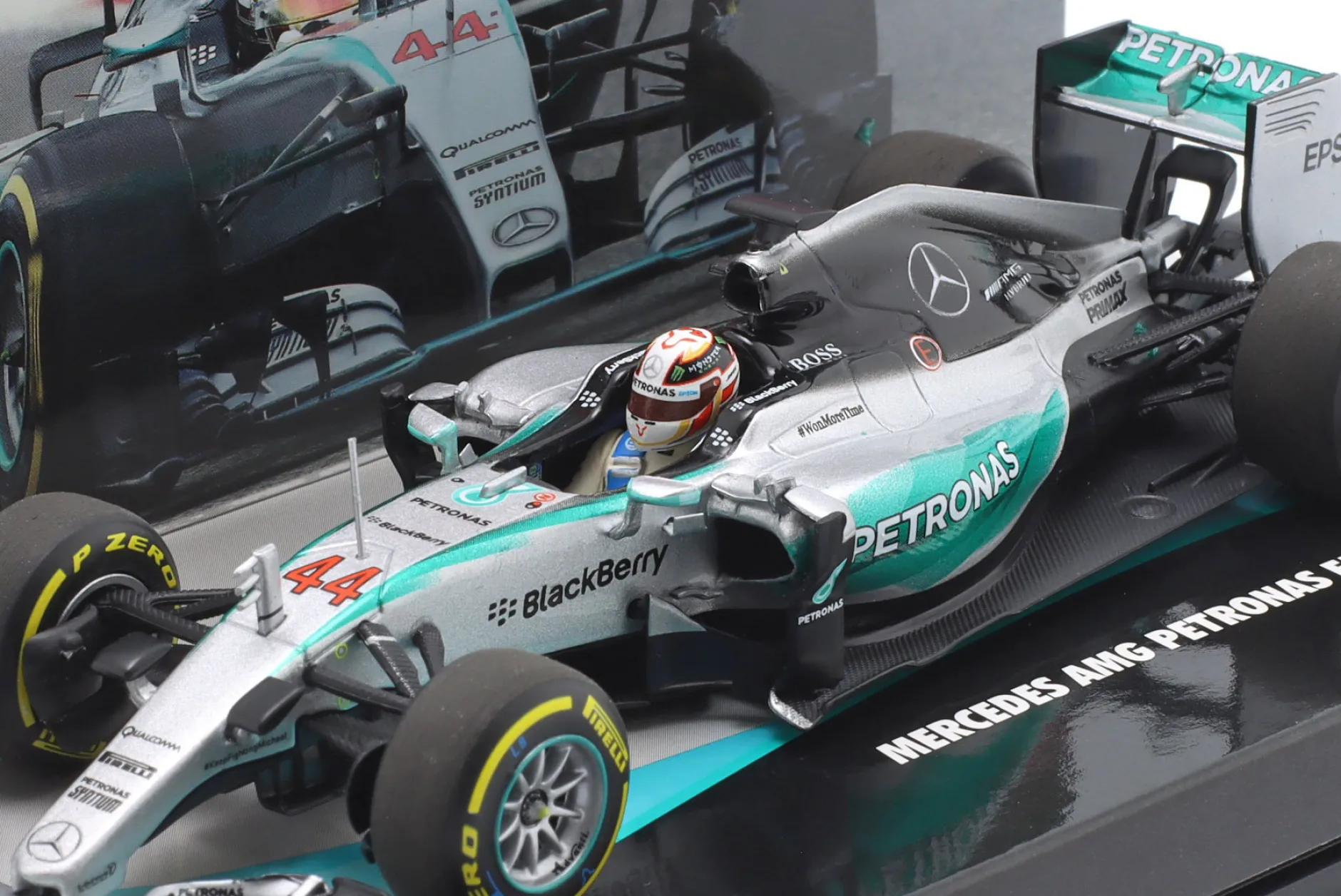 L. Hamilton Mercedes F1 W06 #44 Sieger USA GP Formel 1 Weltmeister 2015 1:43 Minichamps