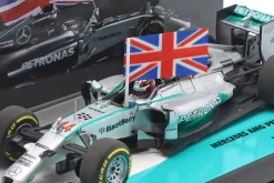 L. Hamilton Mercedes F1 W05 #44 Sieger Abu Dhabi GP Formel 1 Weltmeister 2014 1:43 Minichamps