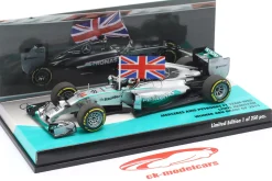 L. Hamilton Mercedes F1 W05 #44 Sieger Abu Dhabi GP Formel 1 Weltmeister 2014 1:43 Minichamps