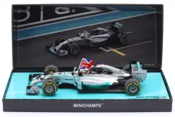 L. Hamilton Mercedes F1 W05 #44 Sieger Abu Dhabi GP Formel 1 Weltmeister 2014 1:18 Minichamps