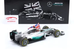 L. Hamilton Mercedes F1 W05 #44 Sieger Abu Dhabi GP Formel 1 Weltmeister 2014 1:18 Minichamps