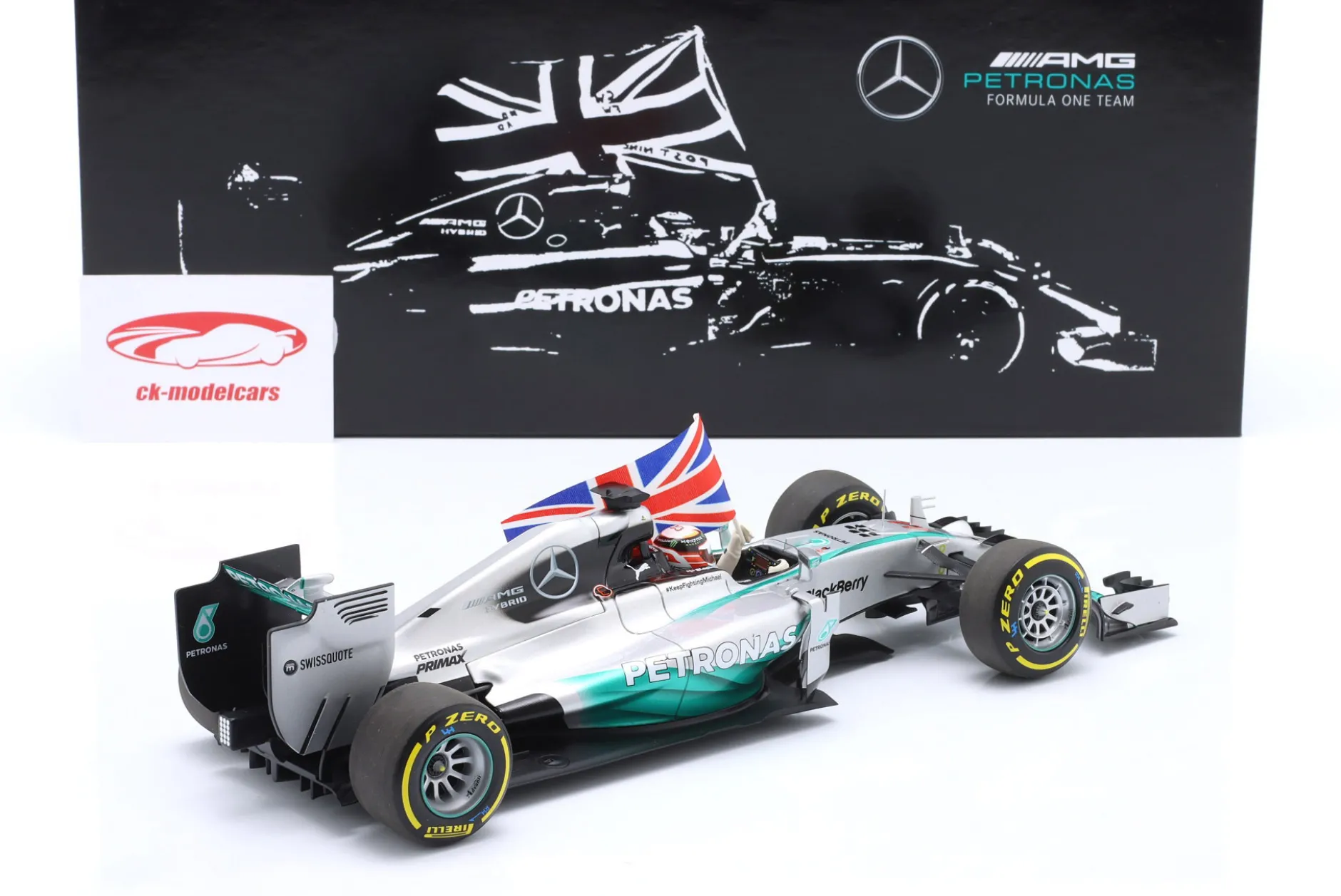L. Hamilton Mercedes F1 W05 #44 Sieger Abu Dhabi GP Formel 1 Weltmeister 2014 1:18 Minichamps
