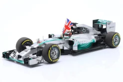 L. Hamilton Mercedes F1 W05 #44 Sieger Abu Dhabi GP Formel 1 Weltmeister 2014 1:18 Minichamps