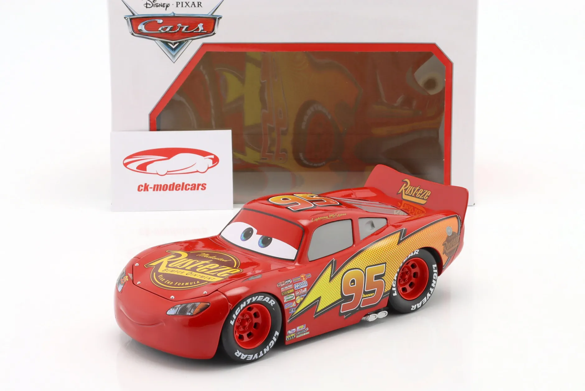 Lightning McQueen #95 Disney Film Cars rot 1:24 Jada Toys