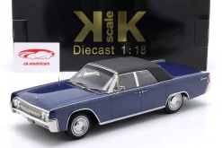 Lincoln Continental Convertible TV Serie Lincoln Lawyer 1963 blau metallic 1:18 KK-Scale