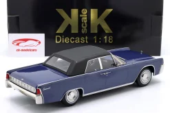 Lincoln Continental Convertible TV Serie Lincoln Lawyer 1963 blau metallic 1:18 KK-Scale